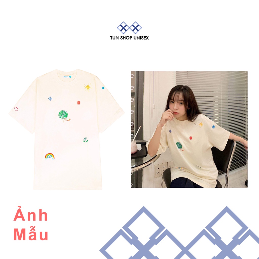 Áo Thun Levents Loveyou300k Tay Lỡ Màu Kem Levent Special Cream Form Rộng Full Tag Nam Nữ Chất Cotton TUN SHOP UNISEX