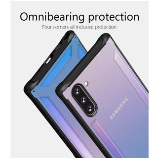 Ốp Note 10 / Note 10 Plus trong viền đen chống sốc