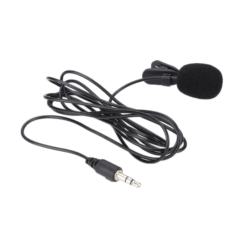 Coza Micro 3.5Mm Micro Cài Ve Áo Mini Bằng Kim Loại Để Ghi Âm Micrô Dài 1.5M Cho Điện Thoại Thông Minh Iphone Máy Vi Tính Ghi Âm