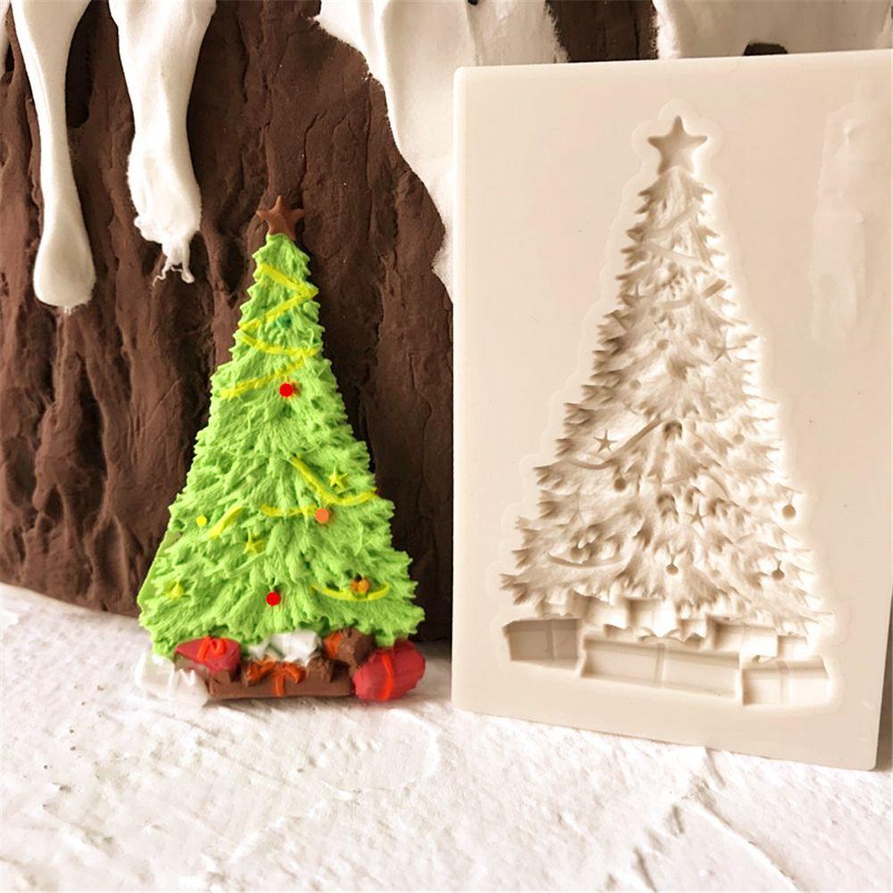 CONOPERY Khuôn Silicone Làm Bánh Kẹo Hình Ông Già Noel &amp; Bông Tuyết
