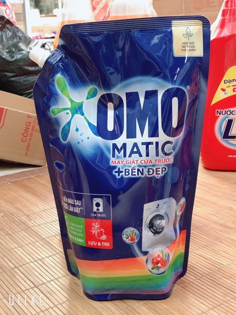 Combo 2 Túi Nước giặt Omo Matic dành cho máy giặt cửa trước túi 2kg