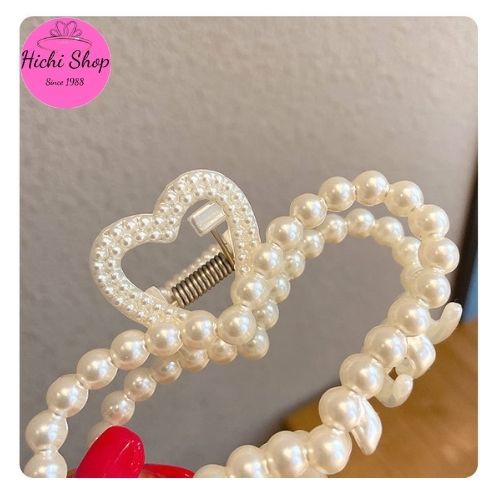 [Giá Sập Sàn] Kẹp Tóc Ngọc Trai Hichi Siêu Xinh Xắn Đính Ngọc Trai Siêu Bền Phong Cách Hàn Quốc Cho Nữ Nhiều Kiểu Dáng