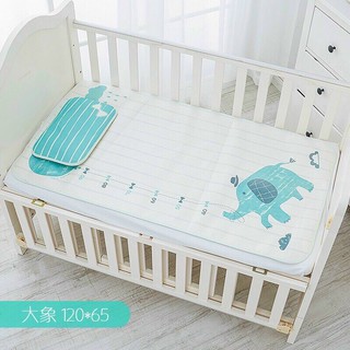 Chiếu lụa điều hoà Muslin Tree kèm gối thảo dược cho bé