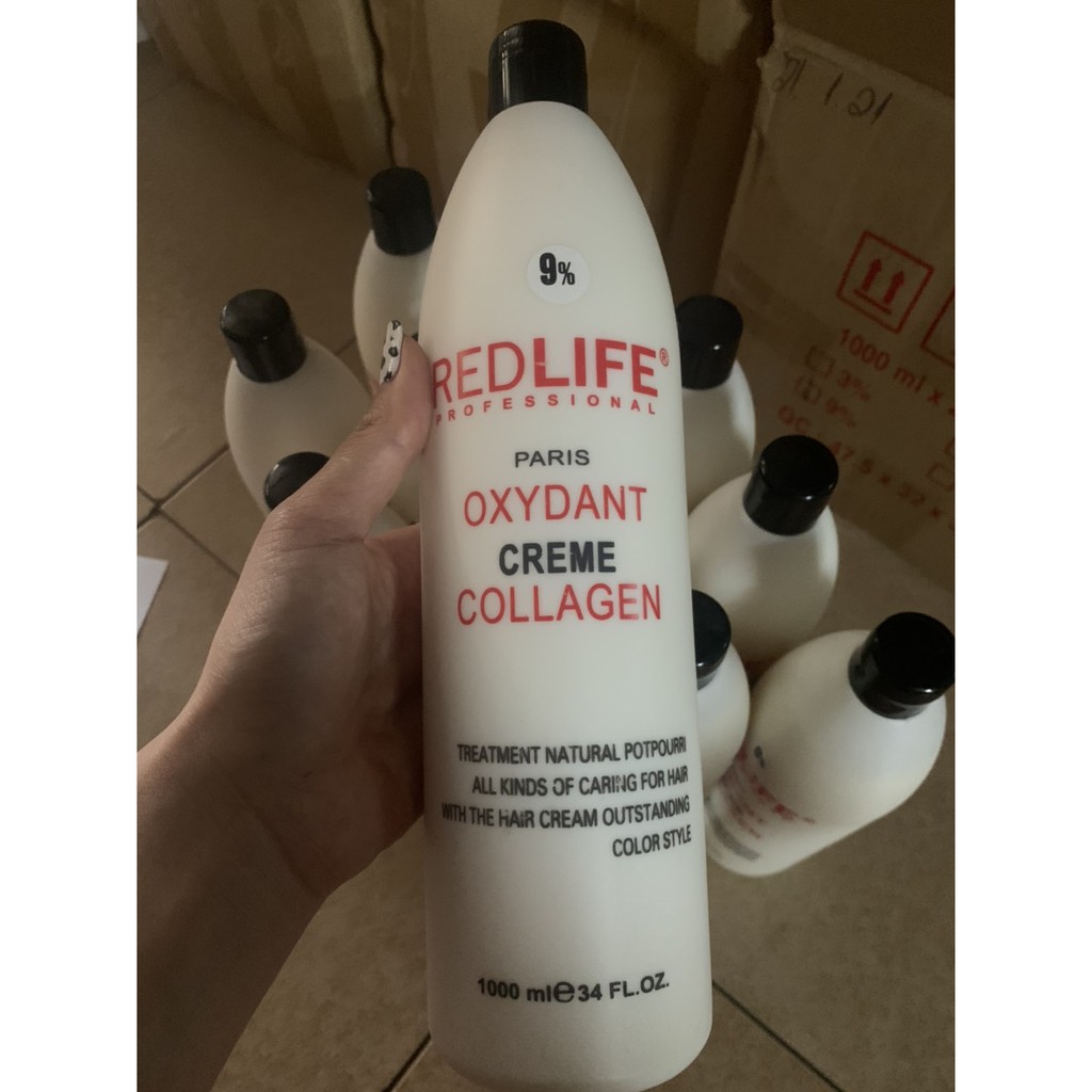Oxi nhuộm tóc redlife collagen giá 35k-myphamhangxin2015