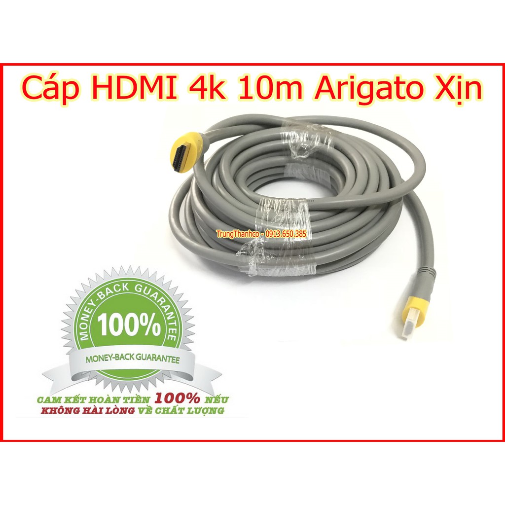 Cáp HDMI 4k 10m Arigato Xịn