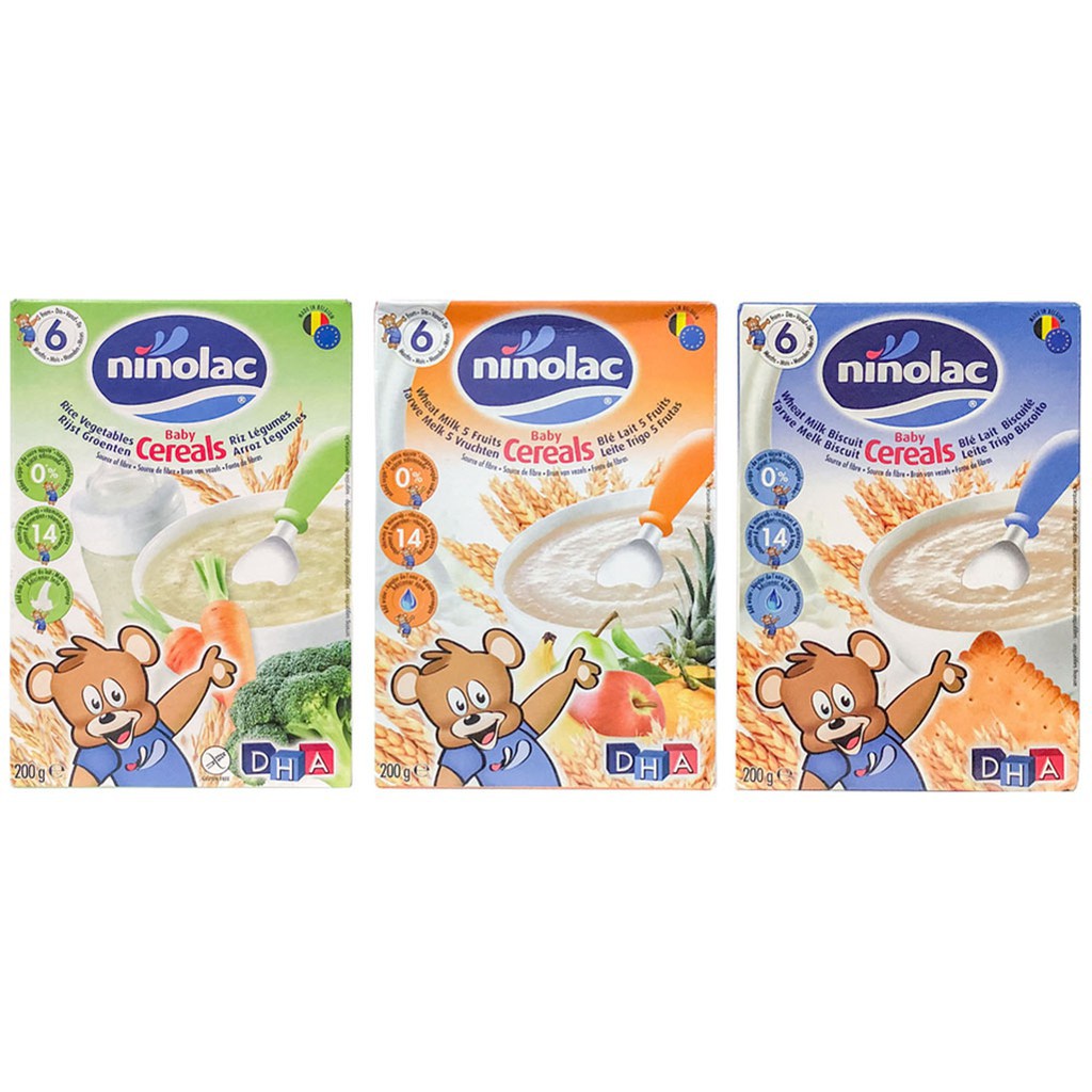 Thức ăn cho chó mèo - Bột Ăn Dặm Ninolac 200g hết date ( thùng 12 hộp) |  Shopee Việt Nam