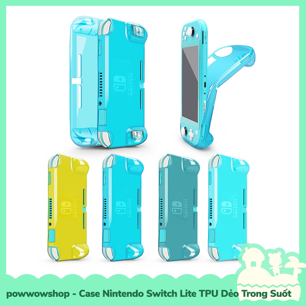 [Sẵn VN - Hỏa Tốc] Phụ Kiện Case Ốp TPU Dẻo Trong Cho Máy Game Cầm Tay Nintendo Switch Lite Đa Sắc