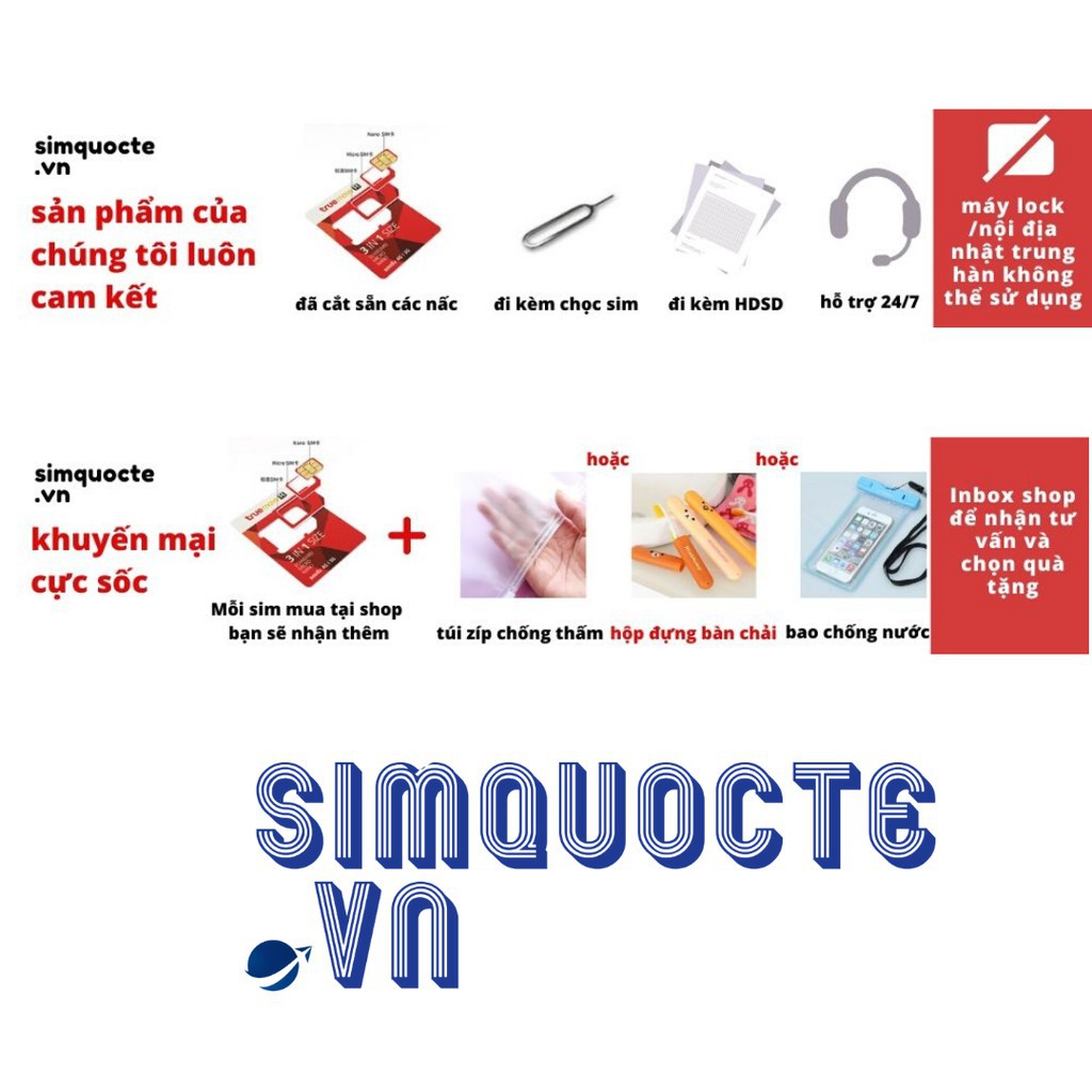 Sim Du Lịch Hàn Quốc, Trung Quốc, Nhật Bản internet tốc độ 4G 1GB mỗi ngày