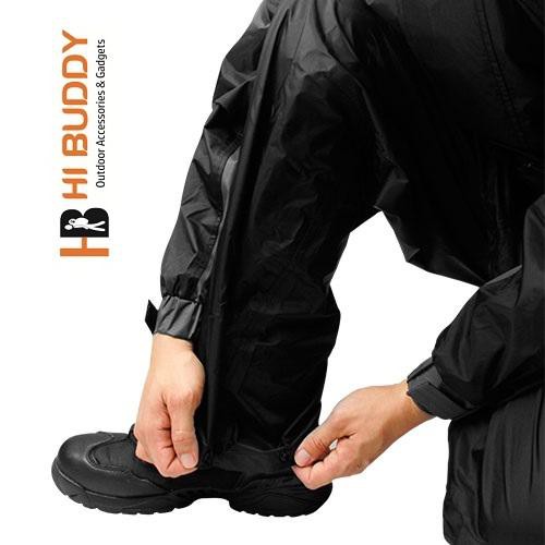 ❌100% CHỐNG THẤM ❌ Áo Mưa Bộ GIVI Rider Tech Rain Suit Black Grey RRS07 Hàng Chính Hãng