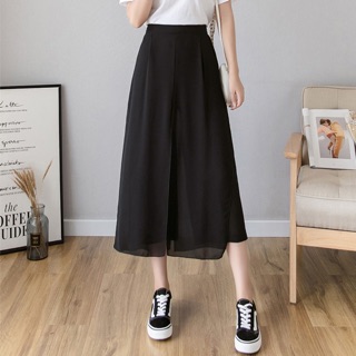 May theo số đo của khách Quần ống Suông đắp tà Yura Store QORT090