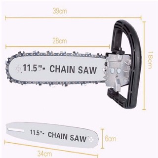 Bộ cưa xích gắn cho máy mài góc thành máy cưa xích