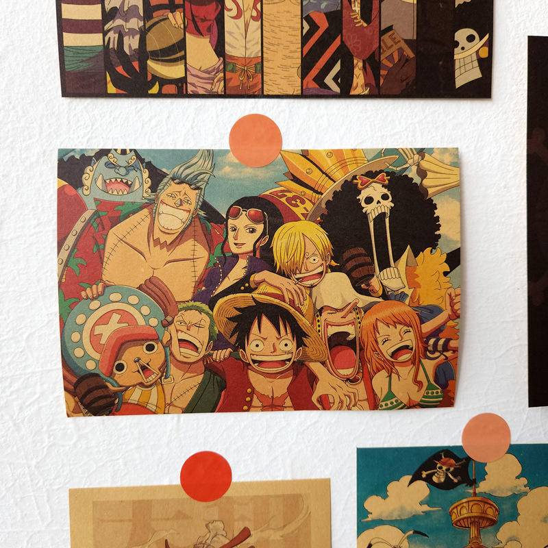Set 21 / 15 / 14 / 130 Tấm Poster Phim One Piece Dán Tường Trang Trí
