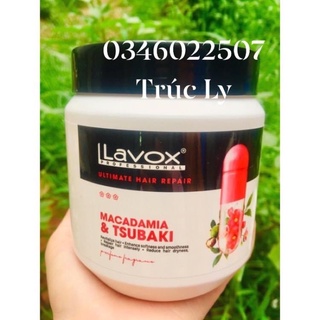 Hấp dầu xã Lavox macadamia phục hồi tóc Lavox hủ 461gram