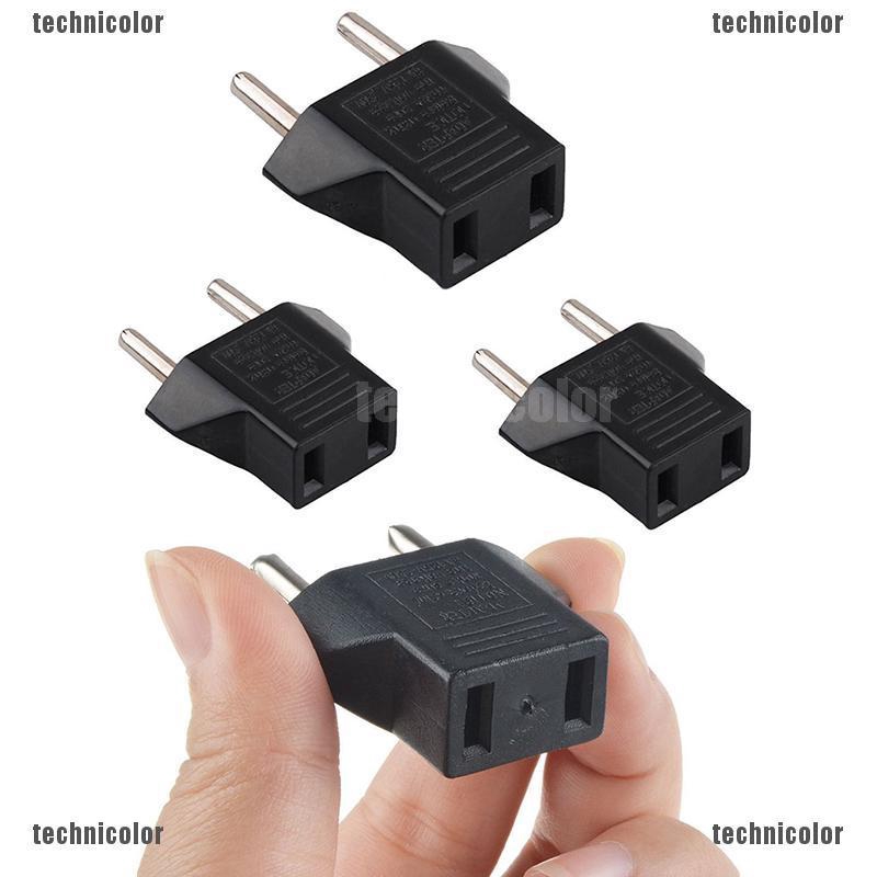 Bộ 3 Phích Cắm Chuyển Đổi Từ US Sang EU Tiện Dụng