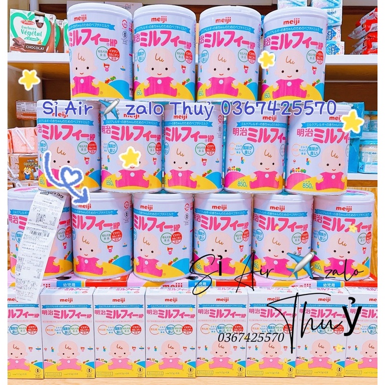 Sữa Meiji HP Nhật dành cho bé dị ứng đạm bò lon sắt to 850gr