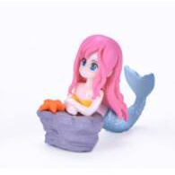 1 Tượng pvc Trang Trí Hồ Cá Hình Nàng Tiên Cá Hoạt Hình