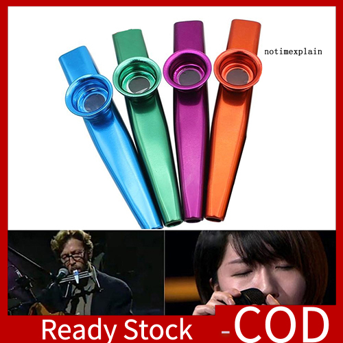 Kèn Kazoo bằng hợp kim nhôm siêu nhẹ nhạc cụ tiện dụng cho trẻ mới bắt đầu