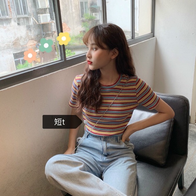 [Mã FAMAYWA giảm 10K đơn 50K] [ XẢ KHO 3 NGÀY Áo thun croptop sọc siêu hot - Carotshop | BigBuy360 - bigbuy360.vn