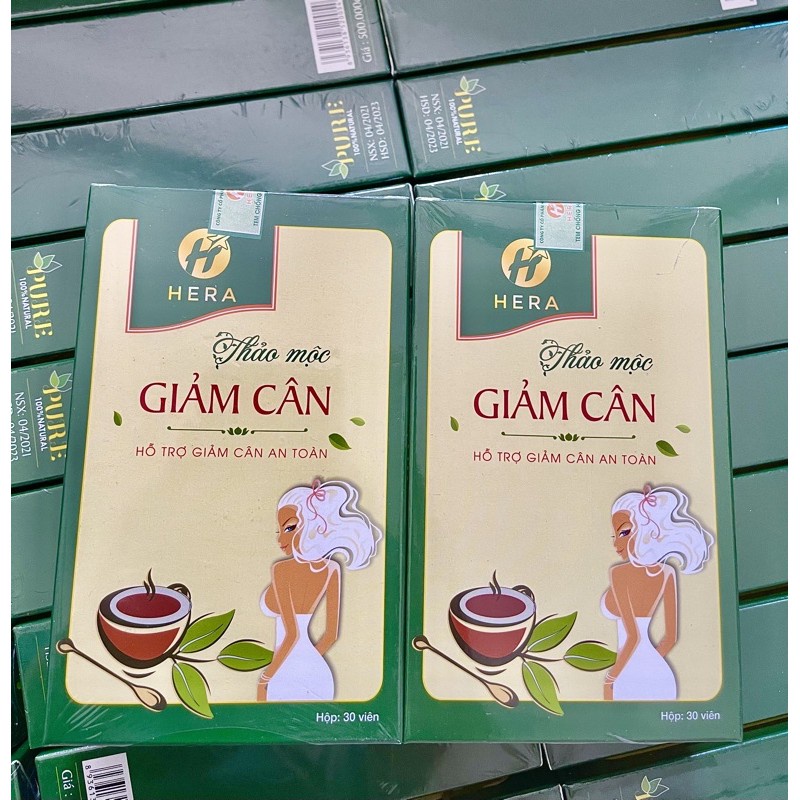 [Mẫu mới nhất] COMBO 2 Trà giảm cân Hera Plus chính hãng (Rẻ nhất shopee)