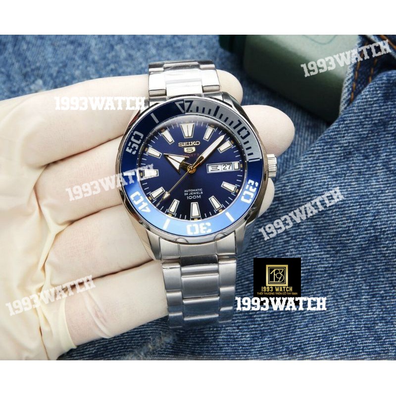 Đồng Hồ Nam Seiko 5 Sport Automatic SRPC51K1 Mặt Xanh/Blue Dial - Dây Thép - 44mm