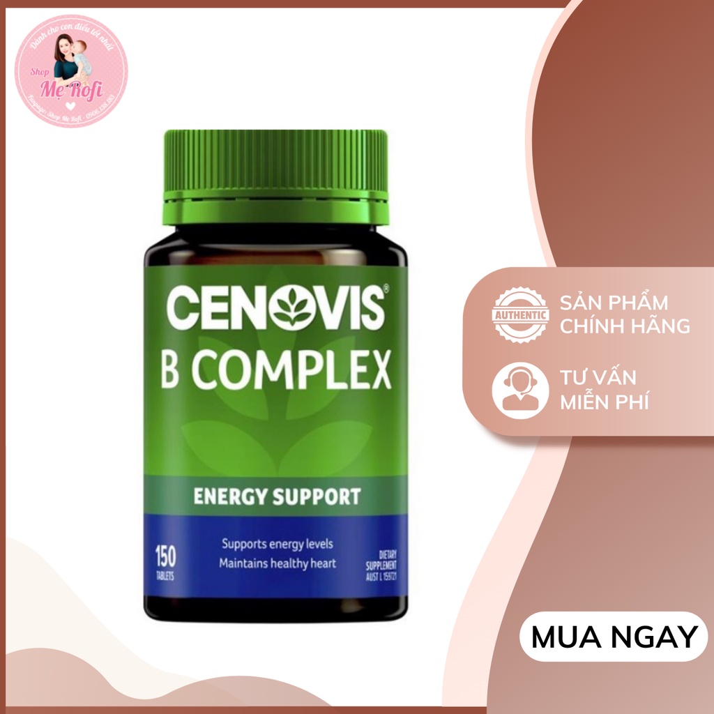 Viên uống bổ sung vitamin B CENOVIS B Complex 150 viên- Mẹ Rofi