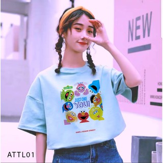 [ MẪU SIÊU HOT ] ÁO THUN TAY LỠ IN HÌNH NGỘ NGHĨNH NHIỀU MÀU - ATTL01