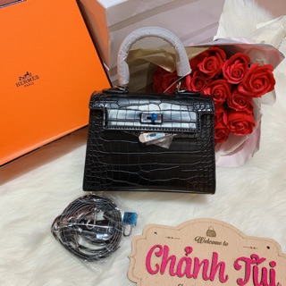 Túi H.M da rắn size 21