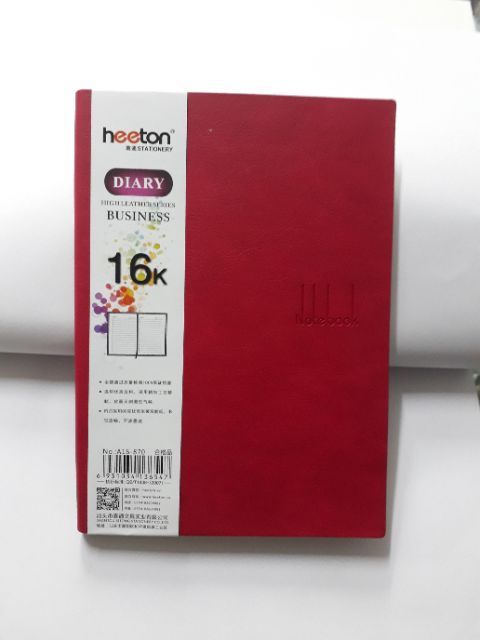 Sổ B5 Heeton A16-870 KT 18x25mm