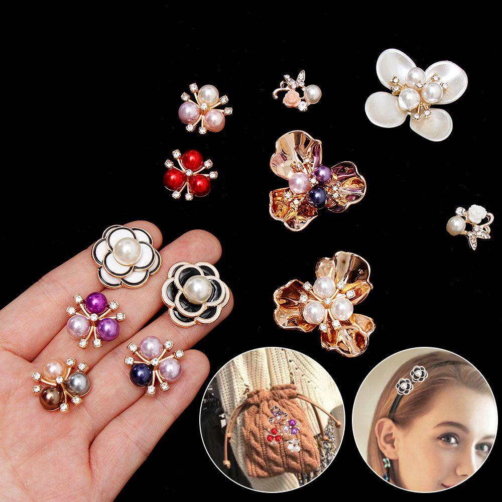 Set 10 Nút Áo Hình Hoa Xinh Xắn
