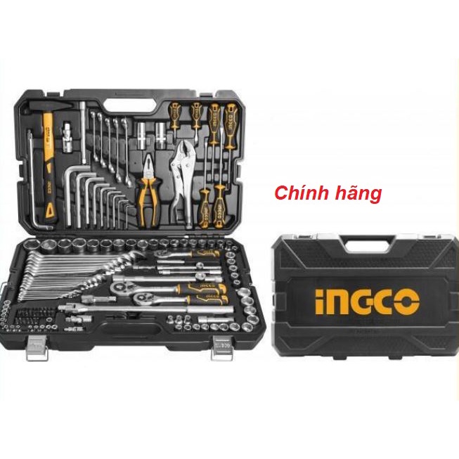 ĐỒ NGHỀ INGCO Bộ 142 món công cụ kết hợp HKTHP21421 (Cam kết Chính Hãng 100%)