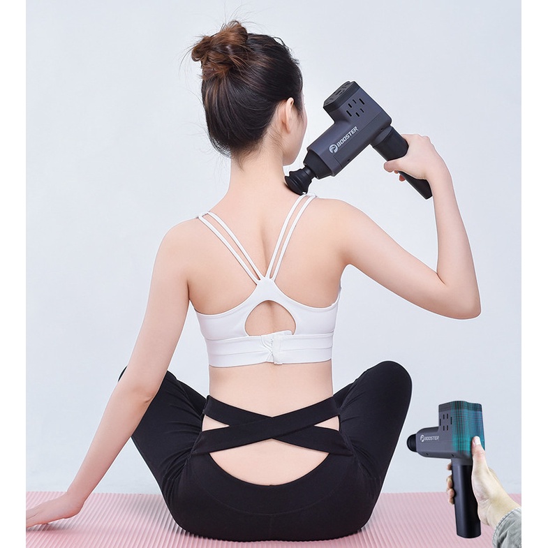 Súng Massage BOOSTER T [Chính Hãng], Súng Massage Gun Thư Giãn Cơ Bắp Trị Liệu Đau Nhức Mỏi