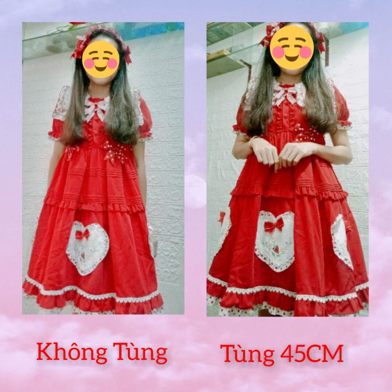 Tùng làm phồng váy lolita 40-48-50-55-60cm