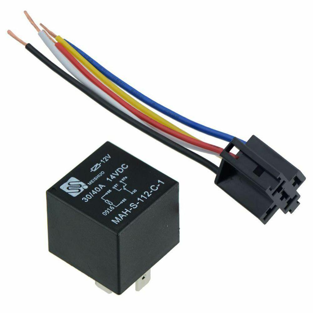 Rơ Le Không/NC Có Giá Đỡ 12V 5pin JD1914 Thay Thế Tự Động Thay Thế Chất Lượng Cao