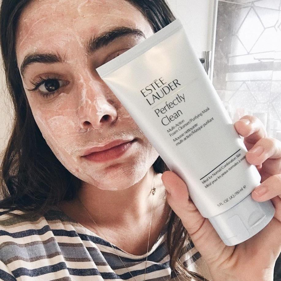 Sữa rửa mặt Estee Lauder Perfectly Clean Multi-Action Foam Cleanser/Purifying Mask 30ml