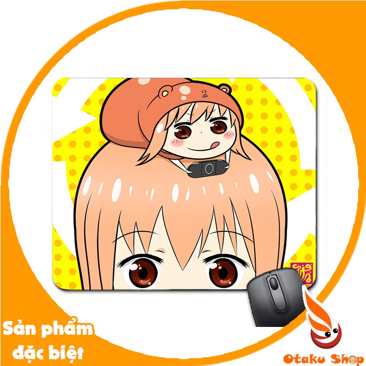 Lót chuột cao su, Bàn di chuột, mouse pad 20x24 Anime Himouto! Umaru-chan mẫu 3 - Otaku Shop