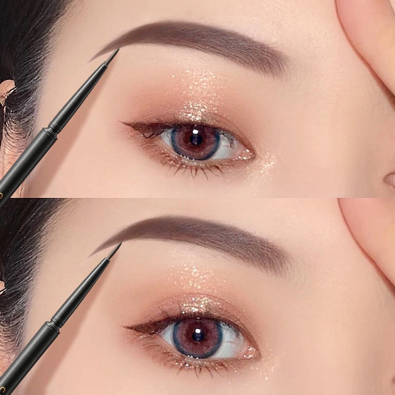 Bút Chì Kẻ Lông Mày 5 Màu Tự Nhiên Chống Nước Lâu Trôi