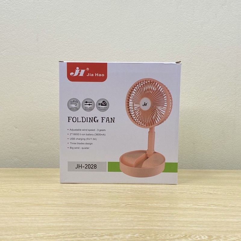 Quạt tích điện gấp gọn JH-2028