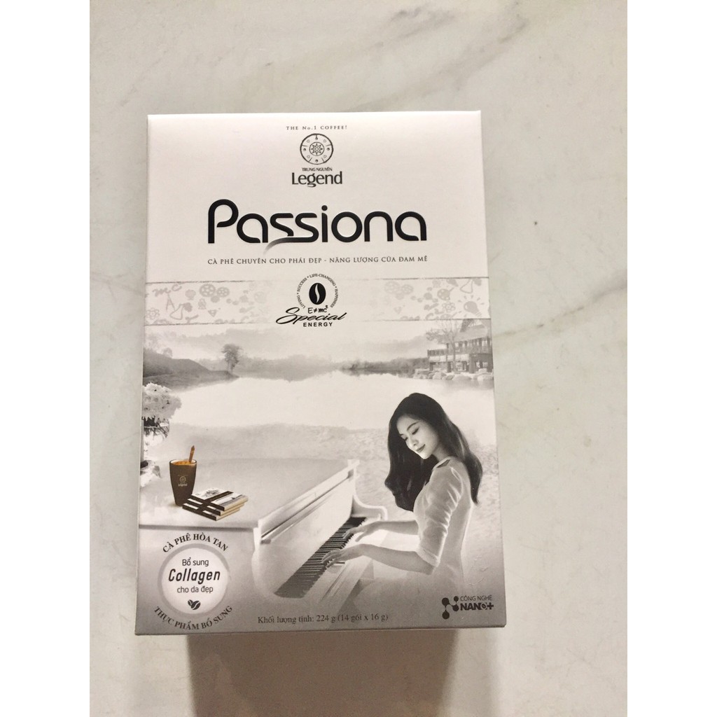 Cà phê Passiona cho phái đẹp 4in1 hòa tan hộp 14 gói