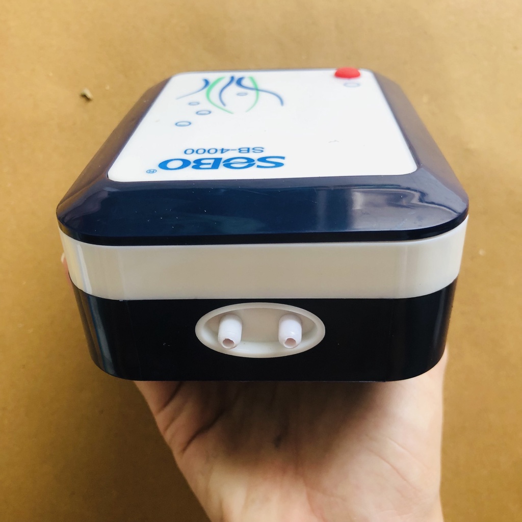 Máy Oxy Tích Điện 2 Vòi Sobo SB-4000 (2.8W-2x3Lít/Phút) - Máy Sủi Oxy 2 Vòi Sobo Tích Điện