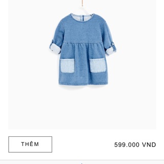 Váy demin zara xuất xịn