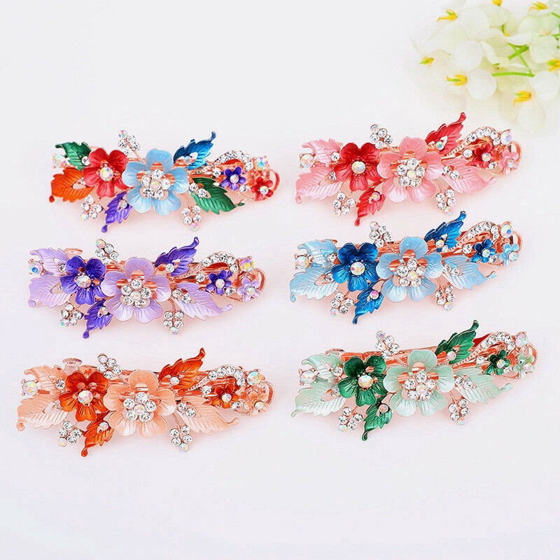 Kẹp tóc hình bông hoa thời trang xinh xắn dịu dàng cho nữ