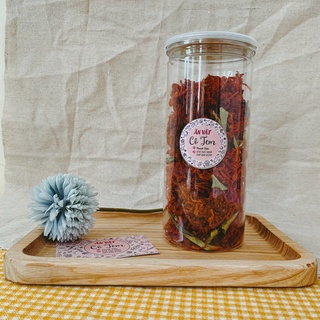 Khô bò sợi lá chanh, hủ pet 300gram, đồ ăn vặt sài gòn