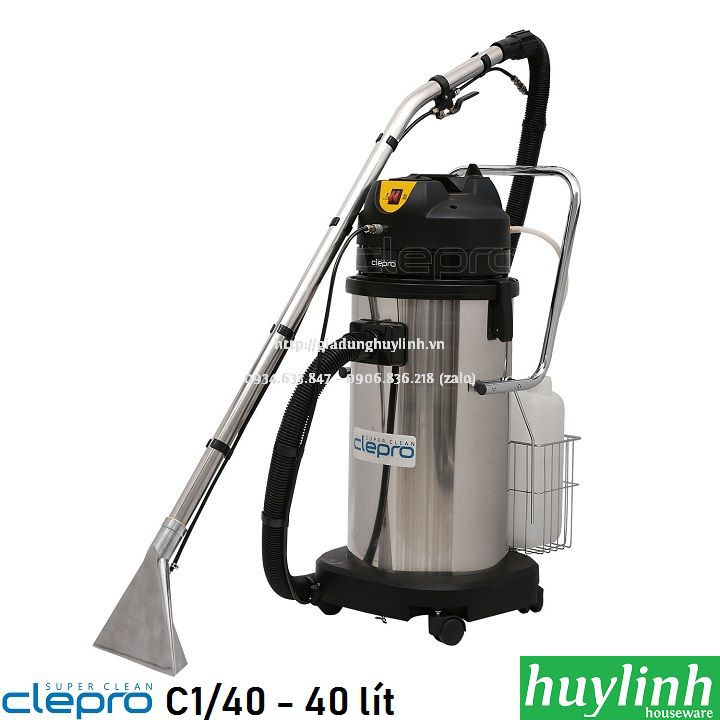 Máy giặt thảm phun hút Clepro C1/40 - 40 lít