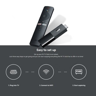 Xiaomi Mi TV Stick TV Stick Android TV  Tìm kiếm giọng nói Tiếng Box quốc tế - Hàng chính hãng UI Netflix Google Chrome