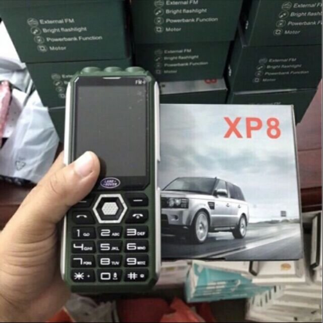 Điện thoại: Land rover XP8: Chống nướ, 2 sim