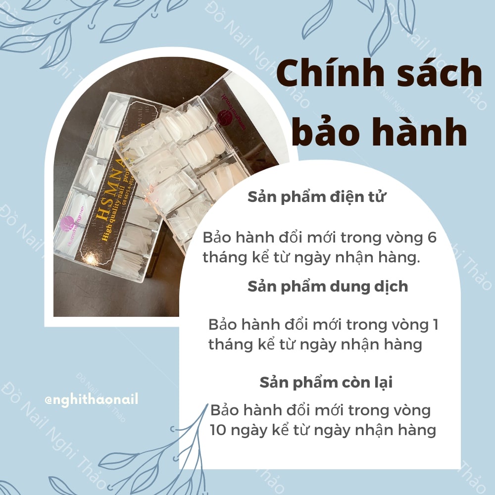 Móng úp HSM nail nhám trong cao cấp