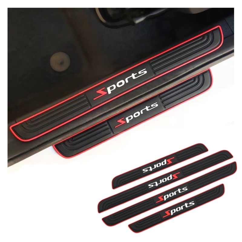 [ĐỦ HÃNG] Bộ 4 Miếng Nẹp Cao Su Ốp Bậc Cửa Ô Tô, Nẹp Chống Trơn Trượt Trầy Xước  Bậc Cửa Oto theo hãng | BigBuy360 - bigbuy360.vn