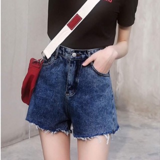 Quần short cap cao rách gấu siêu xinh