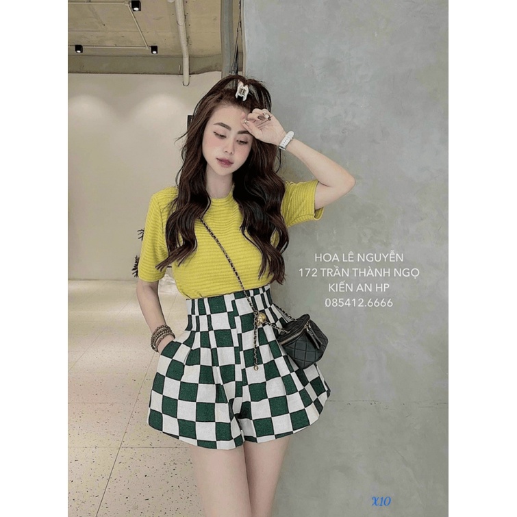 SÉT ÁO GÂN ,QUẦN KATE BỐ VÔ CÙNG BASIC NHƯNG LẠI SANG CHẢNH UP Thời Trang HHP Fashion