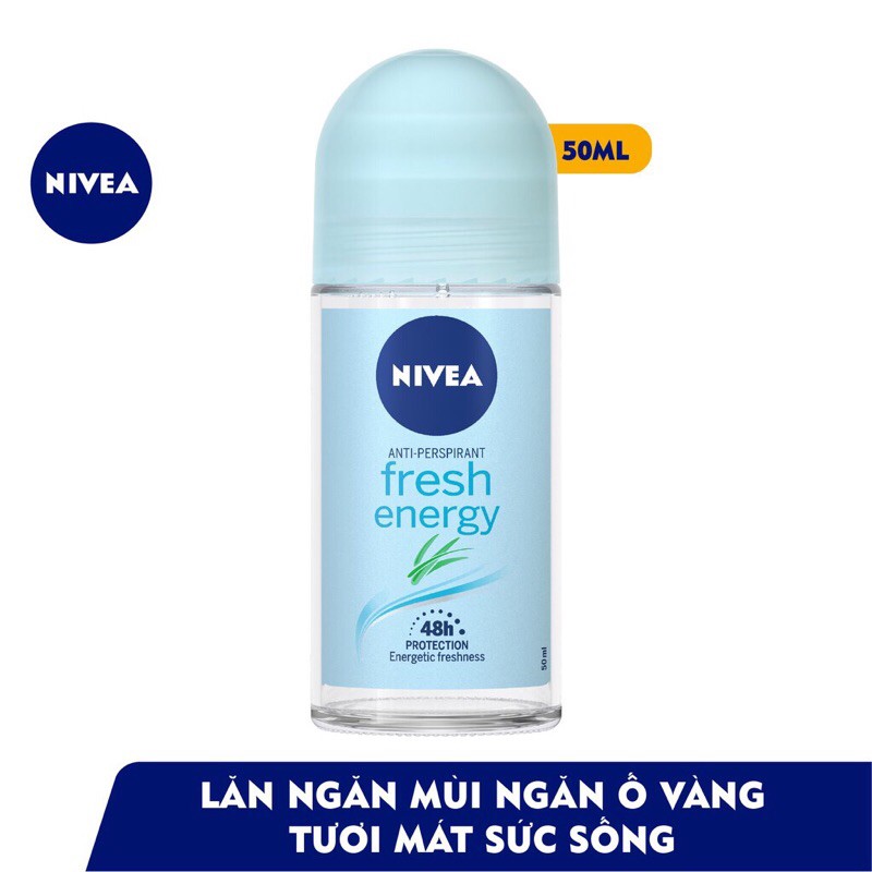 LĂN NGĂN MÙI NIVEA TƯƠI MÁT MỊN MÀNG 50ml
